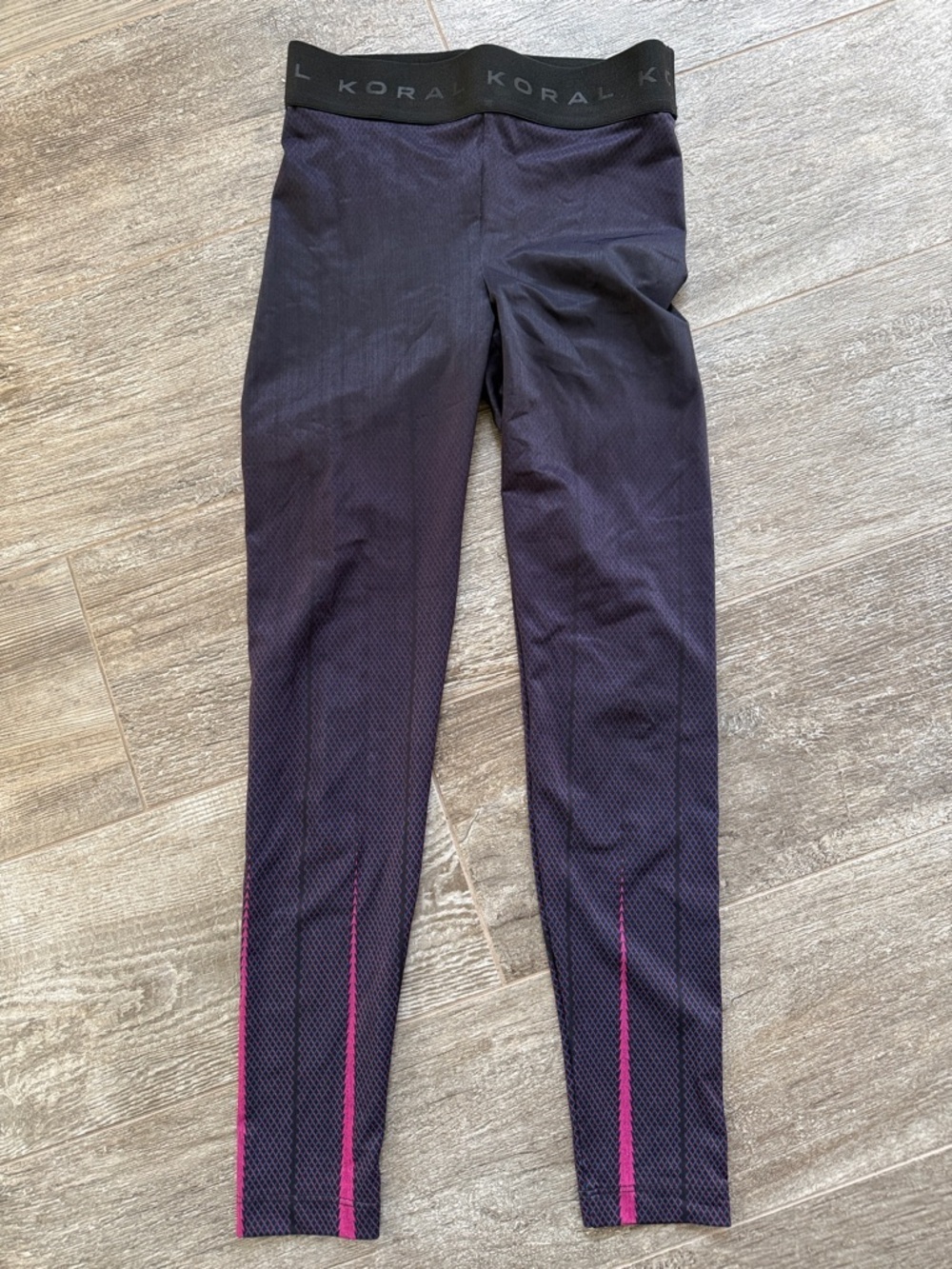 KORAL purple ombre Leggings size small